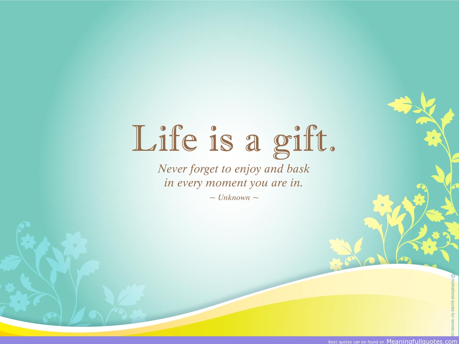 inspirational life quotes life is a gift
